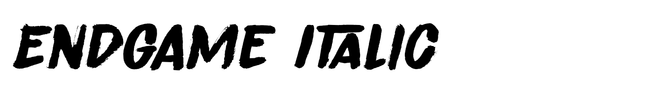 Endgame Italic